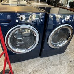 Lg Blue Washer & Electric Dryer *We Finance 