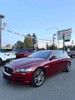 Jaguar XE Red Sedan