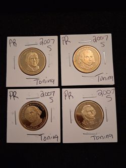 2007 Presidential Proof Dollars