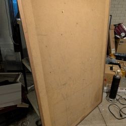 Original Cork Bulletin Board From Old School  HUGE 