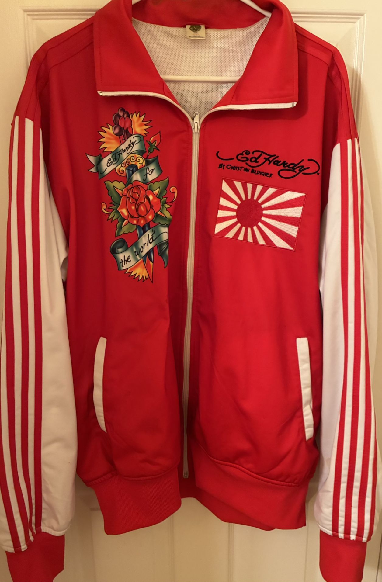 Vintage Ed Hardy Christian Audigier Japan Jacket Xxl
