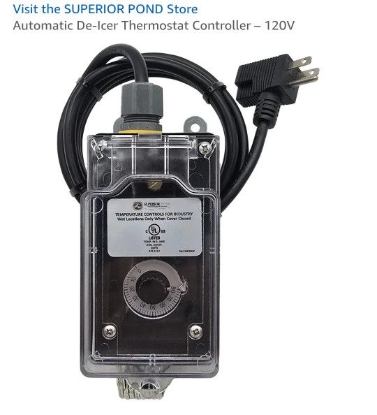 Automatic De icer Thermostat Controller 120V