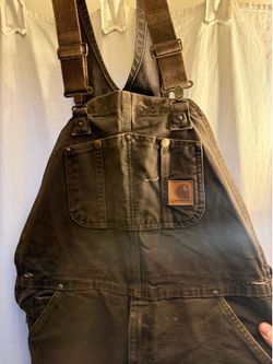 Brown Carhartt Overalls 36x34