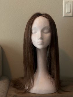 Human hair wig never worn 24”
