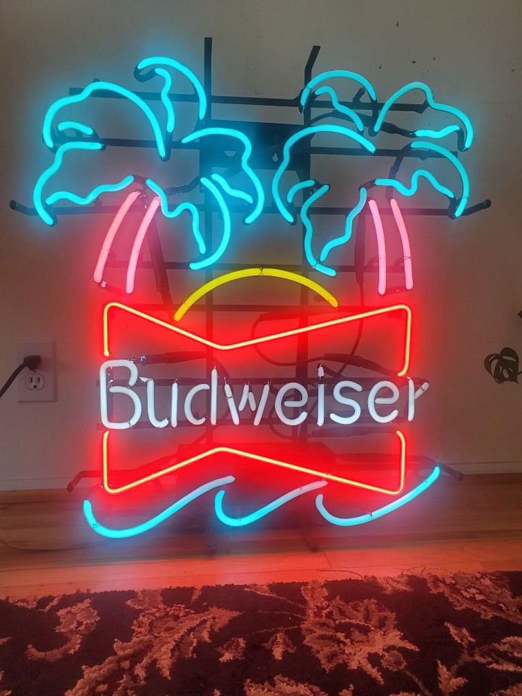 Budweiser Neon Sign, fron 1991