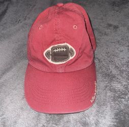 Red One Size Life Is Good Football Hat
