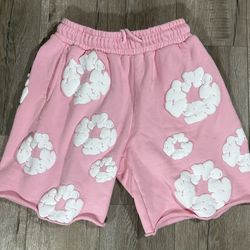 Women’s Pink Denim Tears Shorts - Size M
