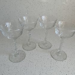 Libbey Rock Sharpe Artic Rose Pattern 