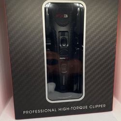 Black Carbon Fiber BaByliss Pro FX3 high-torque clipper