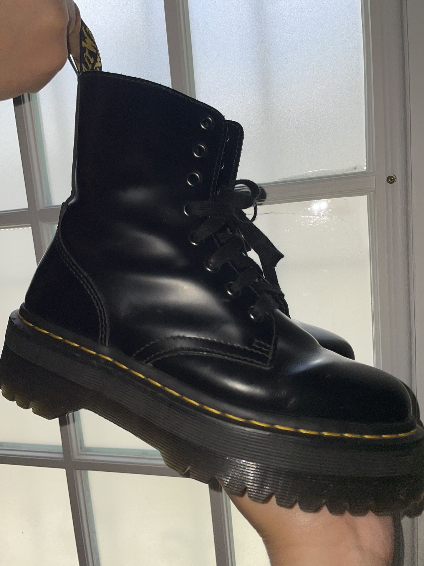 Dr. Martens Black Jadon Platform Boots