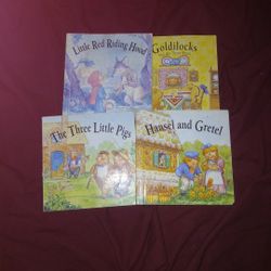 4 Mini Kids Books 
