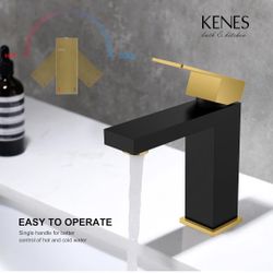 Kenes Single Handle Bathroom Sink Faucet