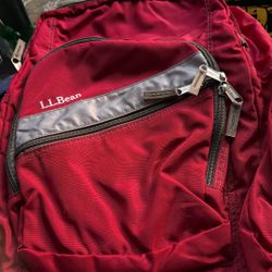 Ll Bean Back Pack New No Tags