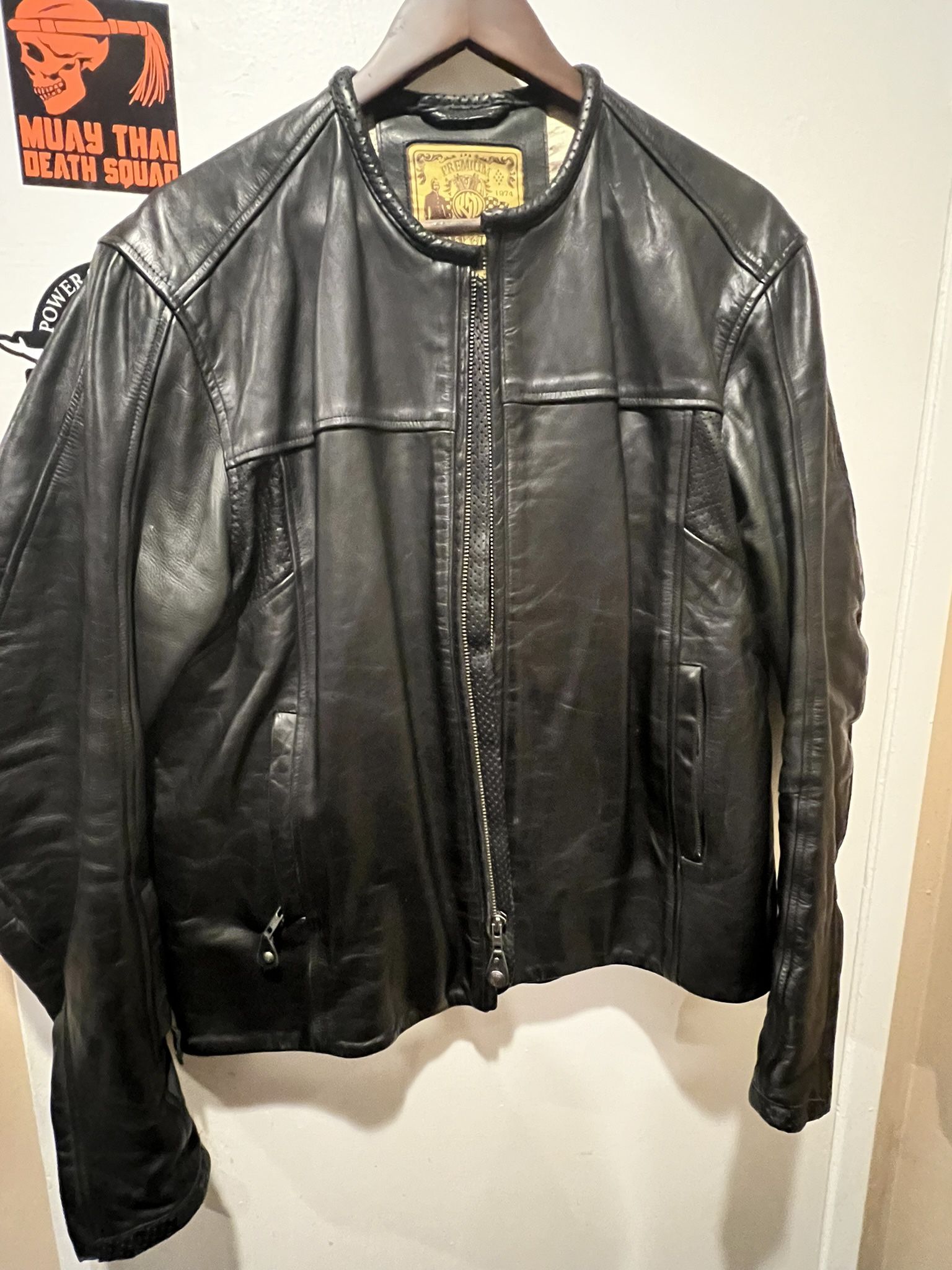 Roland Sands Leather Motorcycle Jacket