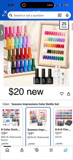 25 gel polishes for nails