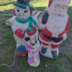 Christmas Blo Mold Lot