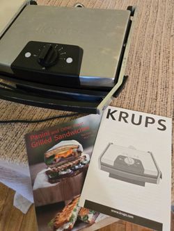 Krups Grilled Panini/Sandwich Maker