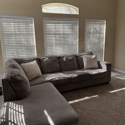 Grey sectional Couch
