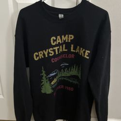 Free Sweater, Gildan brand, size medium  from Camp Crystal Lake and a free Disney Princess vintage purse for little girls