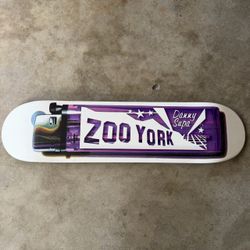 Vintage Y2K RARE Zoo York Danny Supa Skateboard Deck Lighter Purple Steve Ellis