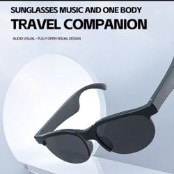 Smart Glasses Bluetooth Call & Music Outdoor Sunglasses Open Ear Headset 