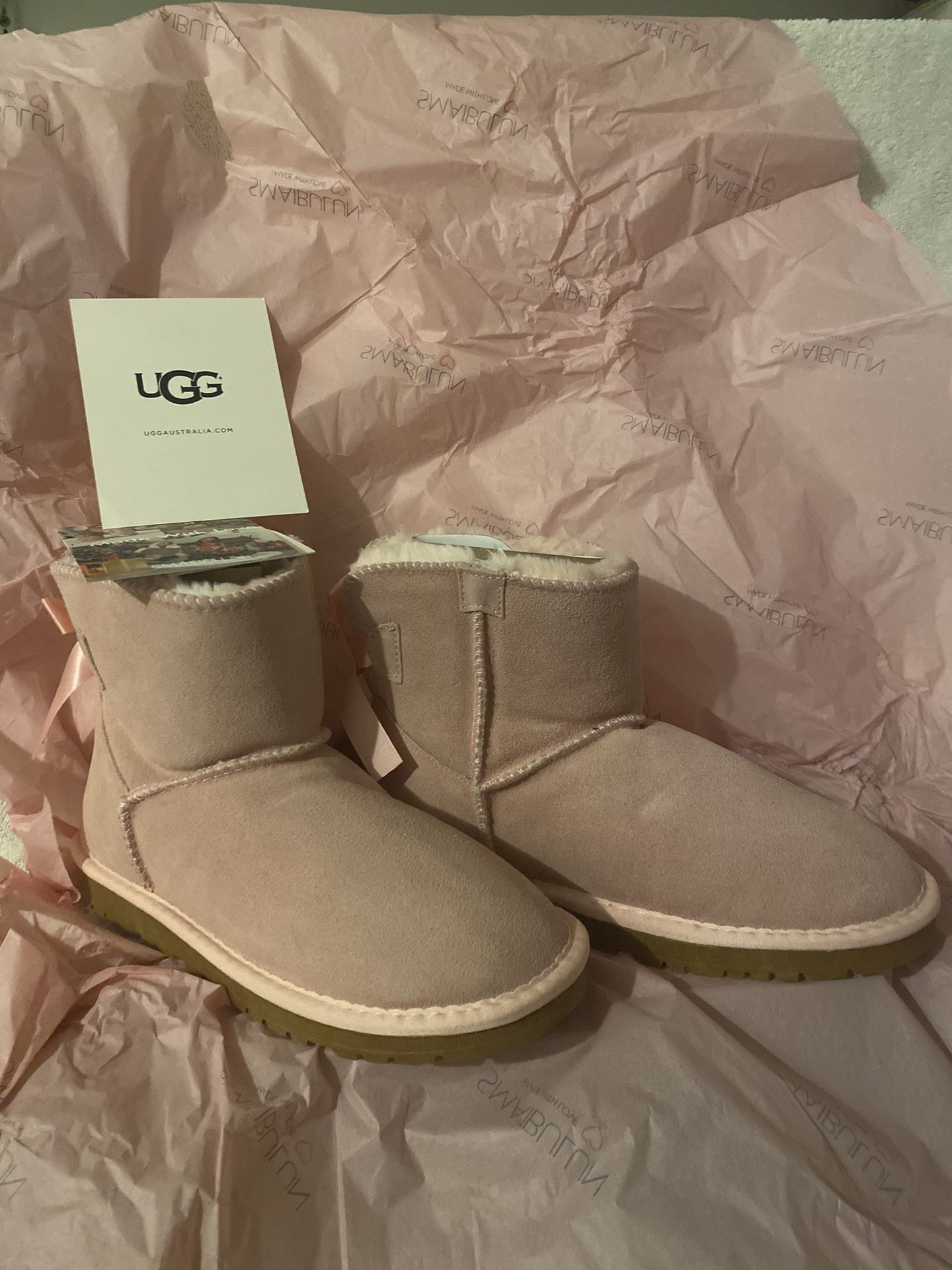 Uggs Pink Ankle Boot