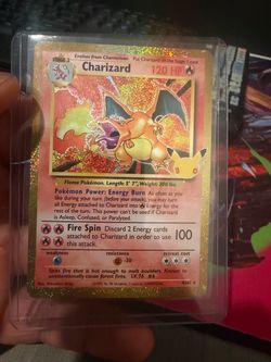 30th Celebrations Charizard Holo Pokémon Card