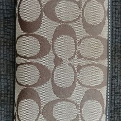 Coach Hampton Signature Monogram Checkbook