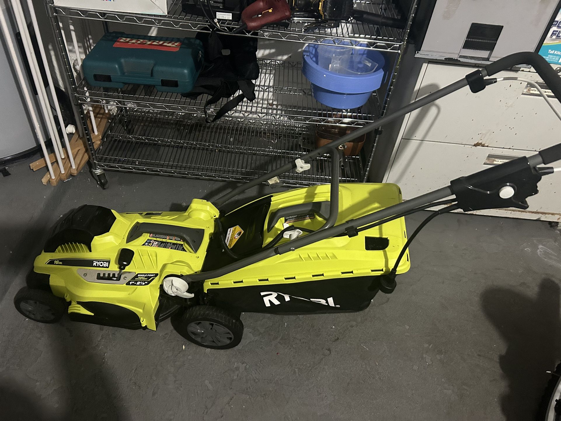 Ryobi 16-inch electric lawn mower