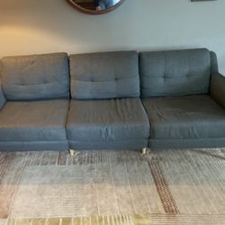 Charcoal Burrow Sofa