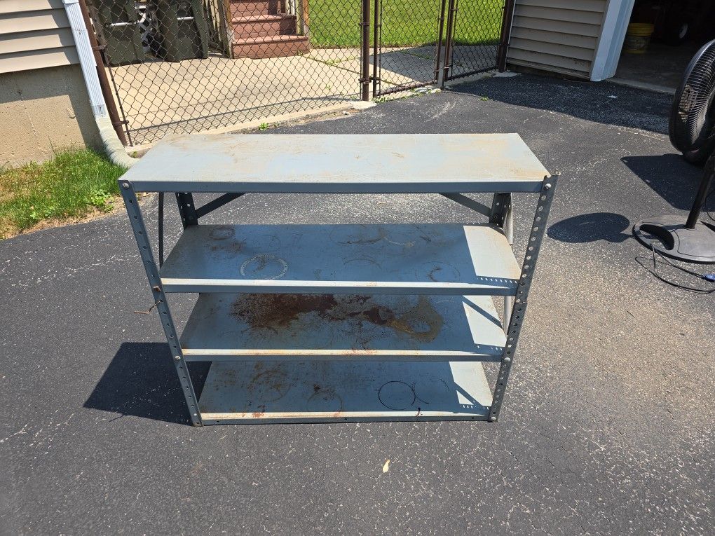 Small Metal Shelving Unit