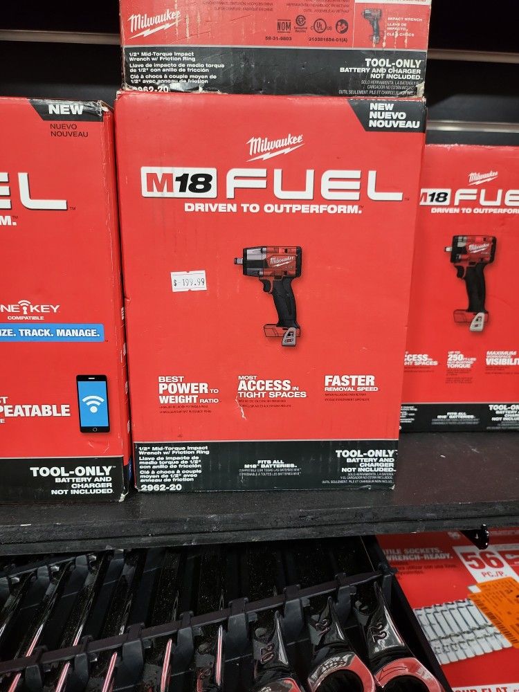 Impact Rdiver Milwaukee M18 Fuel Mid Torque Impact Driver Tool Only for Sale in ...