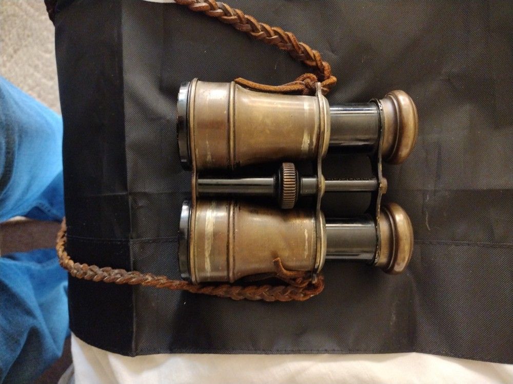 WW1 Champoux Paris Brass Field Binoculars