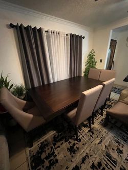6 chair dining table