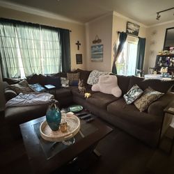 Brown Sectional $150.00 OBO