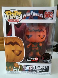 POWER RANGERS 25 YEARS PUMPKIN RAPPER GAME STOP EXCLUSIVE