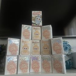 The Monsters - Labubu Dolls ( Have a Seat , Exciting Macaron , Big into Energy) 