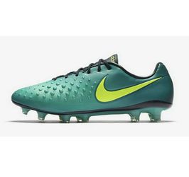 NIKE MAGISTA OPUS II FG RIO TEAL-VOLT SOCCER CLEATS SZ 12.5 [843813-375]