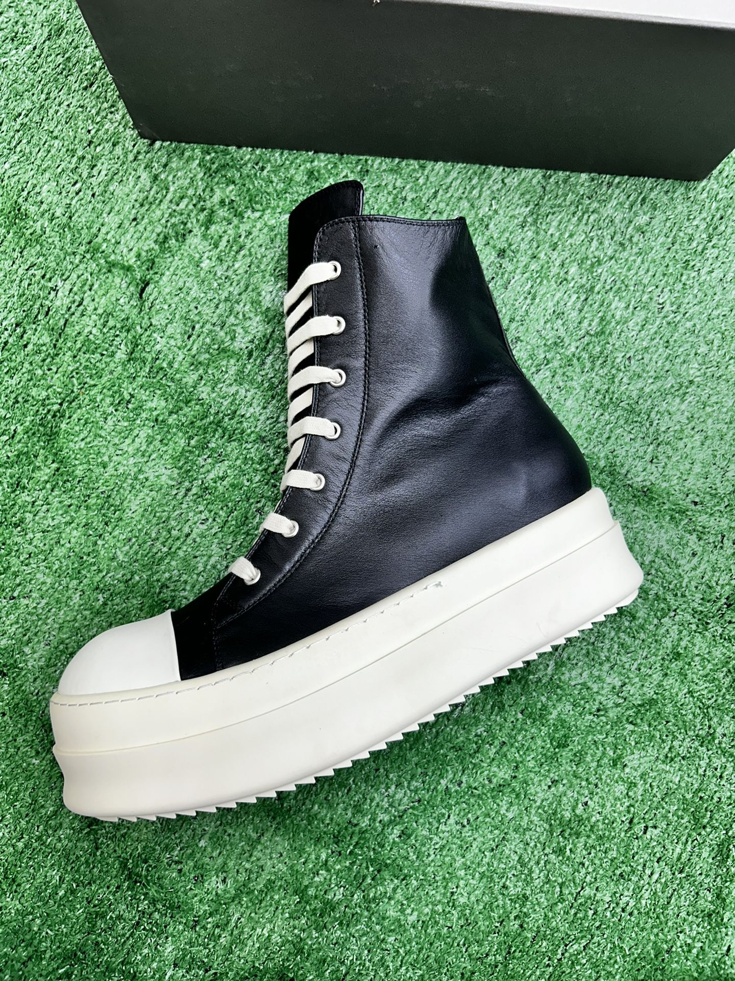 【SALE】RICK OWENS MEGAPARKA Rick Owens Mega Bumper Sneaker Black Black Black – LESS 17