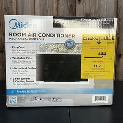  Air Conditioner Midea 5,000 BTU DOE Window Air Conditioner for spaces up to 150 sq ft MAW05M1WBL