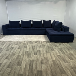 ( Delivery Available ) BoConcept Mezzo Large Modular Dark Blue Sectional Couch