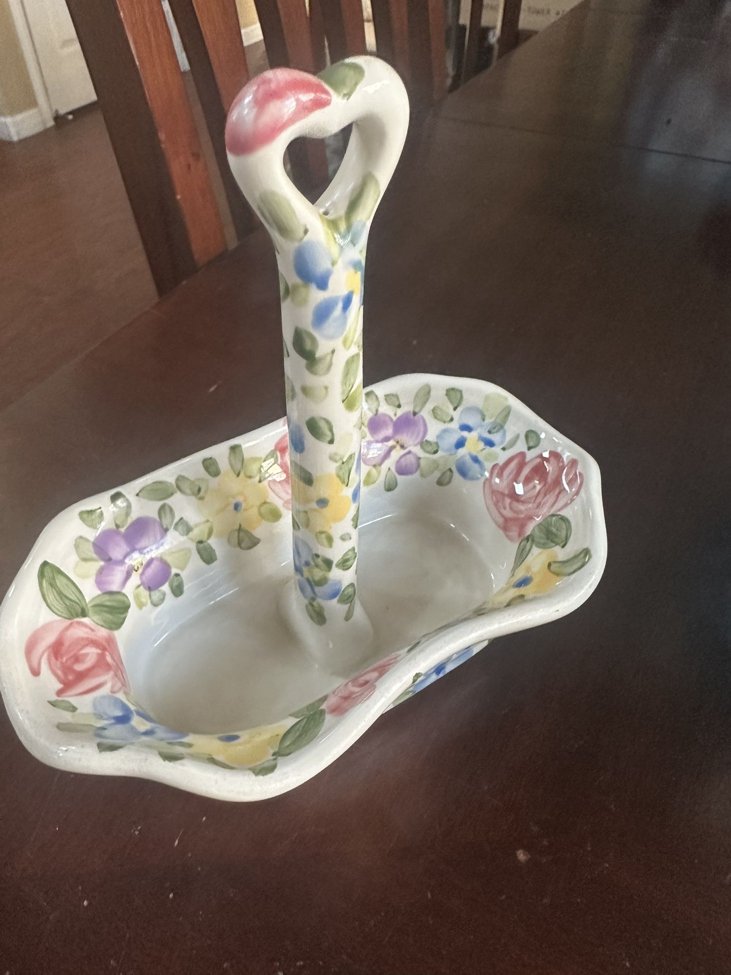 Floral Salt And Pepper Holder