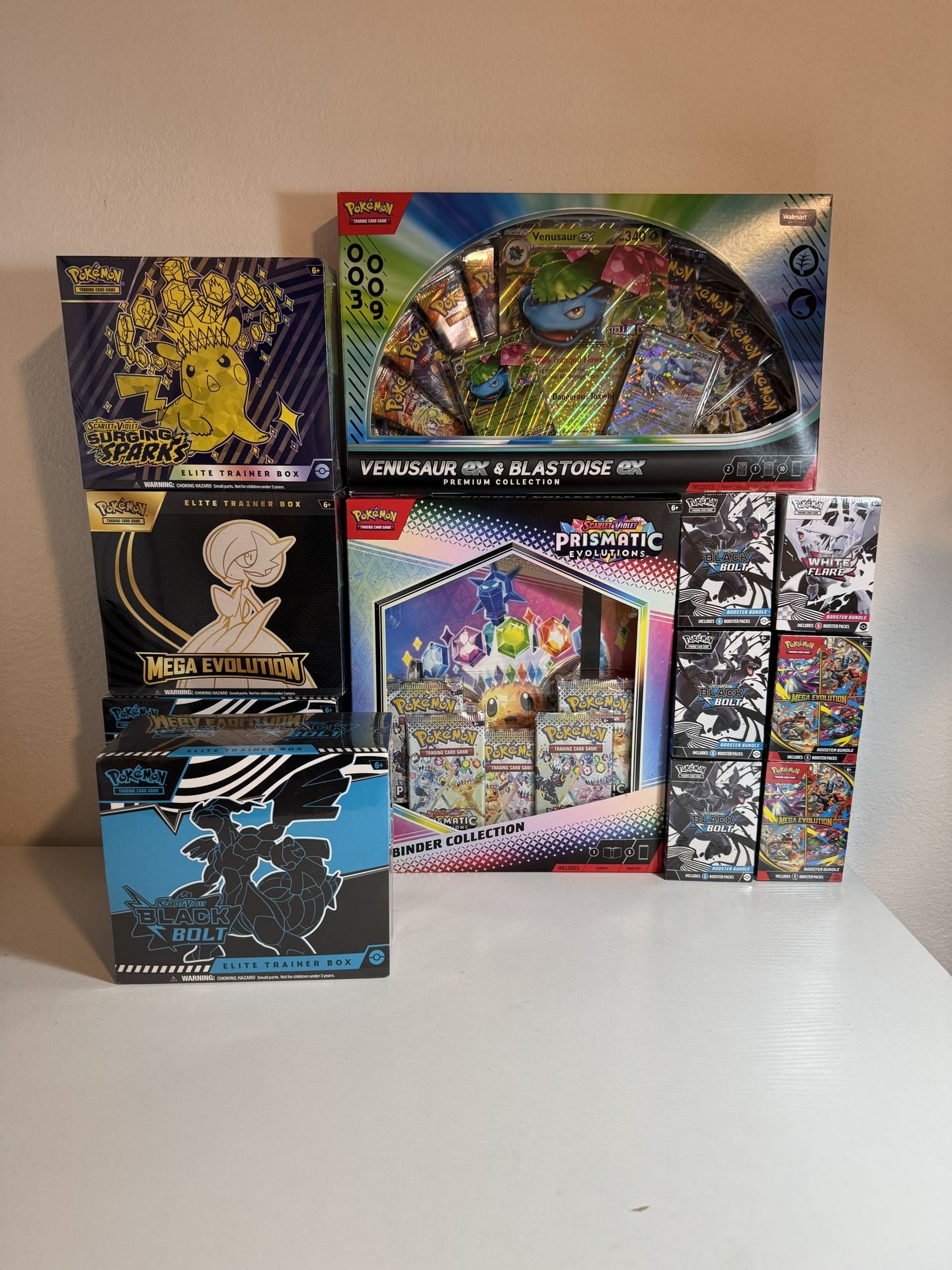 Pokemon Mega Evolution, Black Bolt, Prismatic 