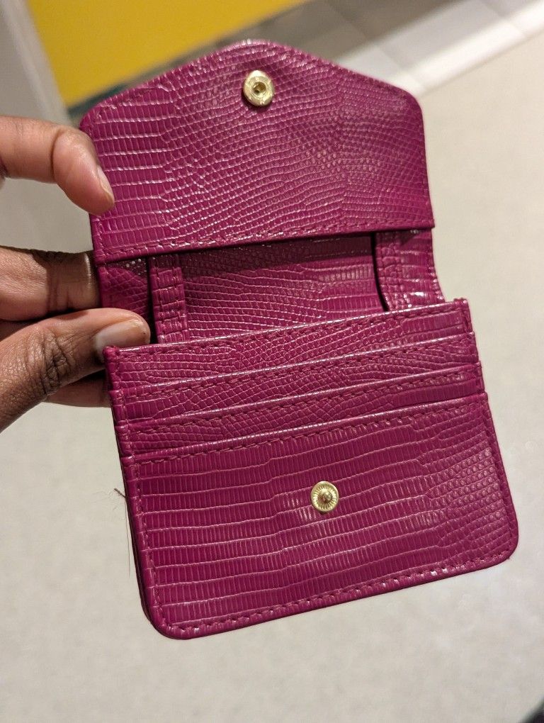 Purple Wallet / Card Holder 