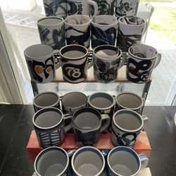 Lot of 27 Royal Copenhagen Fajance Annual 3" small Mug/cups: 1(contact info removed) + 1998