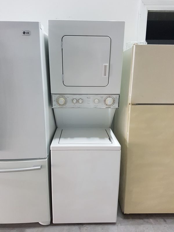 24 Wide Stackable Washer And Dryer Whirlpool stackable washer and dryer 27" wide in perfect