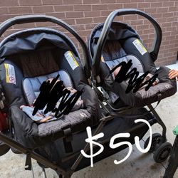Joovy Twin Roo Stroller Frame (Car Seats Not Included)