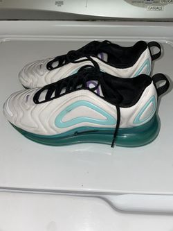 Nike Air Max 720 White Aurora Running Shoe Sz 5Y Youth - Womens 6.5. AQ3196-101