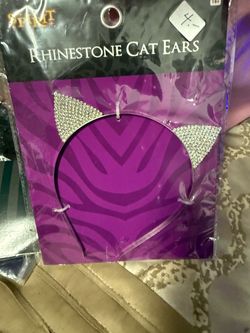 Rhinestone Cat Ears Headband