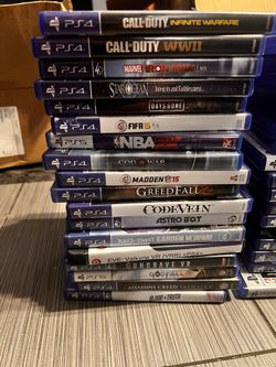 Assorted PS4 PS5 XBOX Games